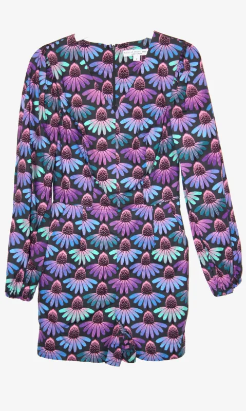 RN858 - 2 - Eave Swallow Romper - Echinacea made by Birds of North America