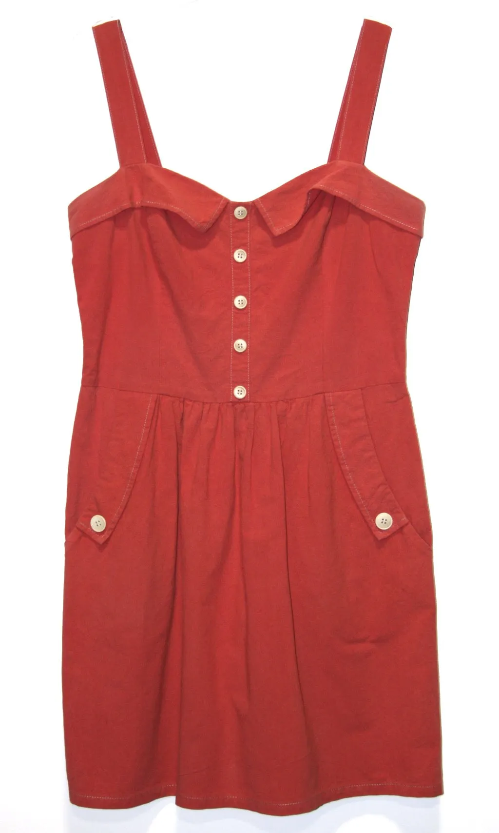 RN895 - 10 - Vulture Dress - Vintage Red sold by Birds of North America