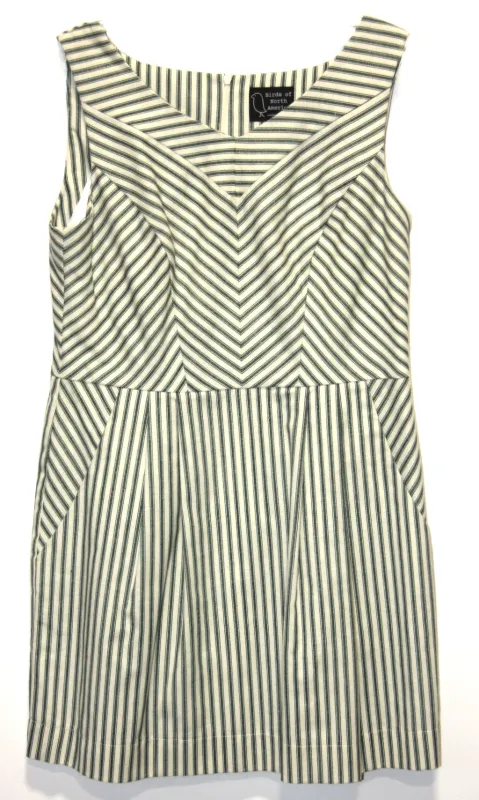 RN818 - 12 - Ticktick Dress - Stripes sold by Birds of North America