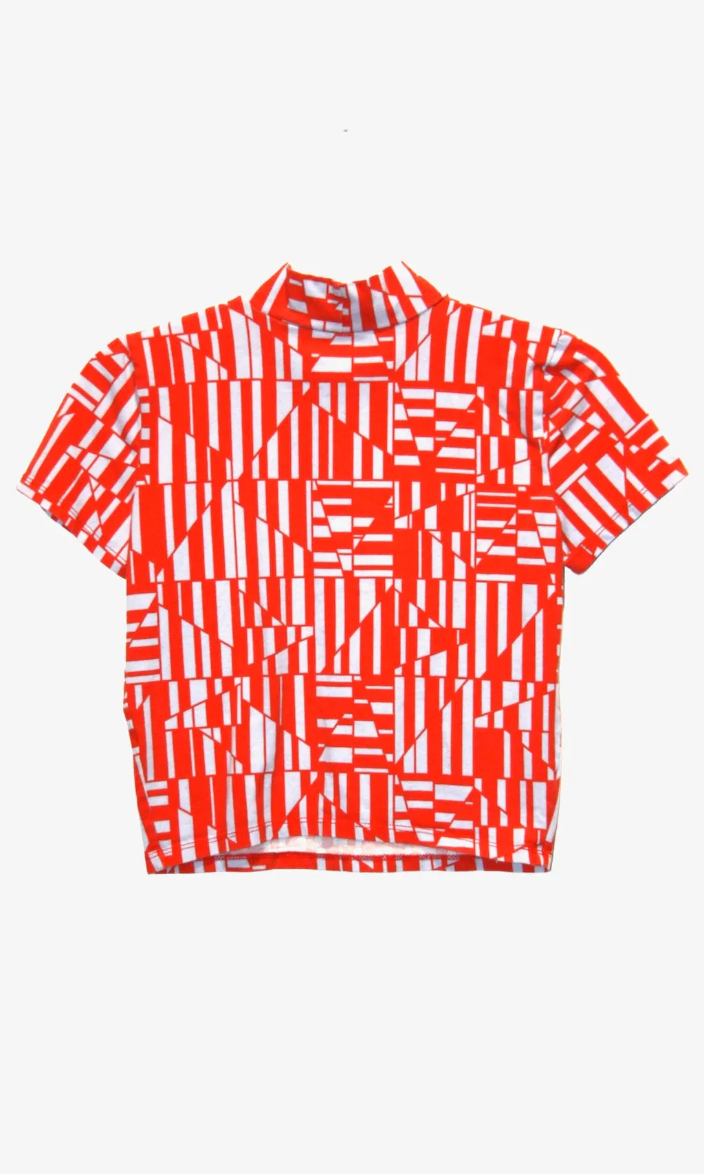 RN782- S - Shama Top - Red/Sky Shards sold by Birds of North America product image thumbnail 2