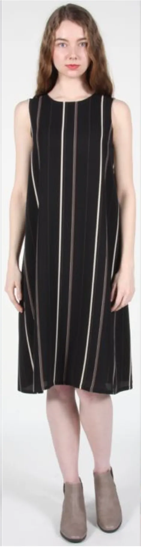 RN744 - 10 - Fulmar Dress - Black Stripes sold by Birds of North America product image thumbnail 3