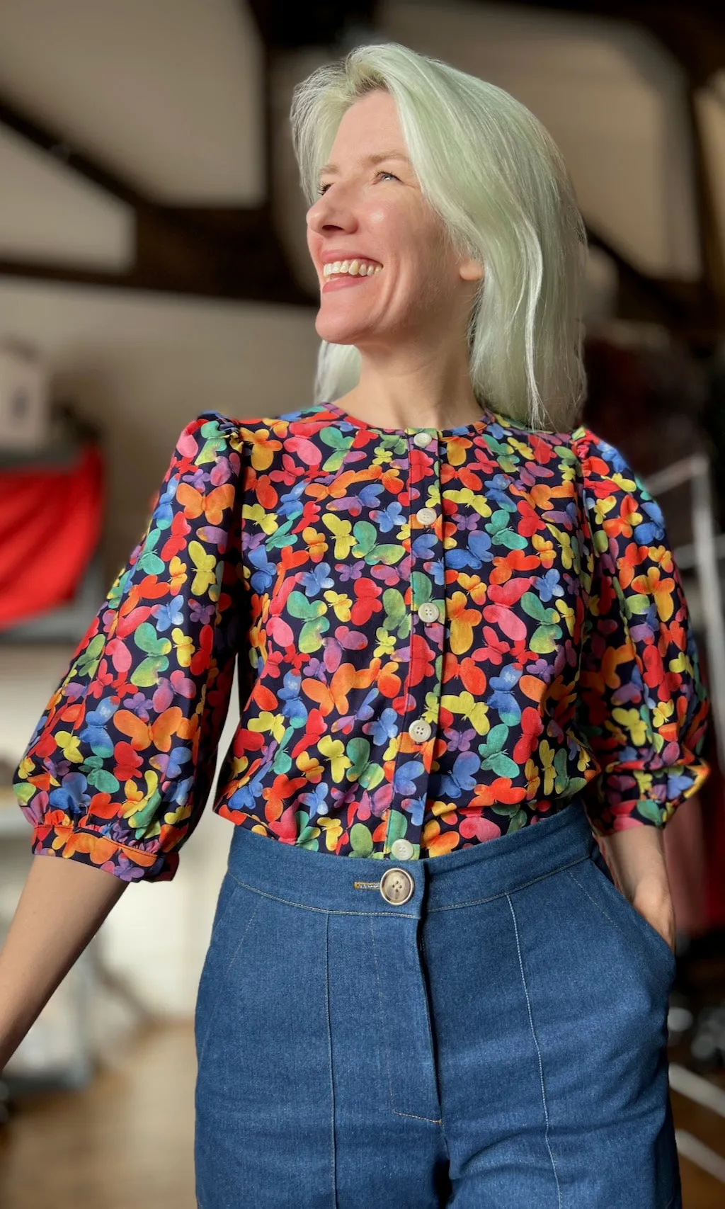Serin Blouse - Lepidoptera sold by Birds of North America product image thumbnail 2
