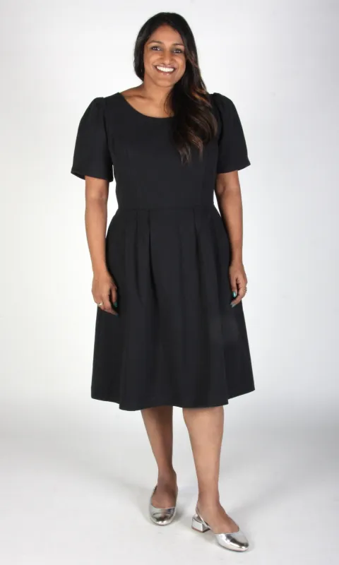 Crag Martin Dress - Black made by Birds of North America