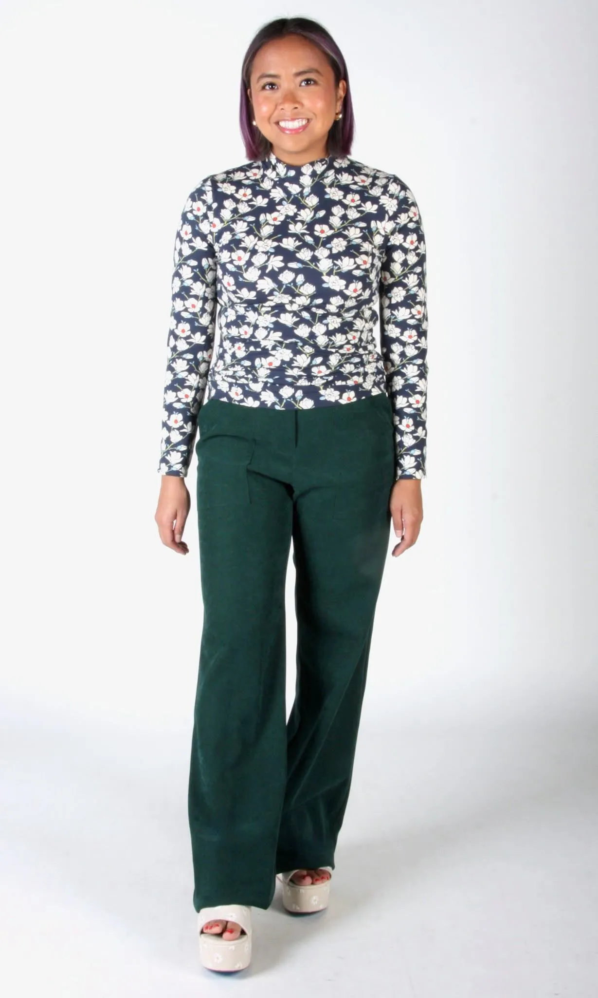 Nunchie Top - Midnight Magnolia sold by Birds of North America product image thumbnail 3