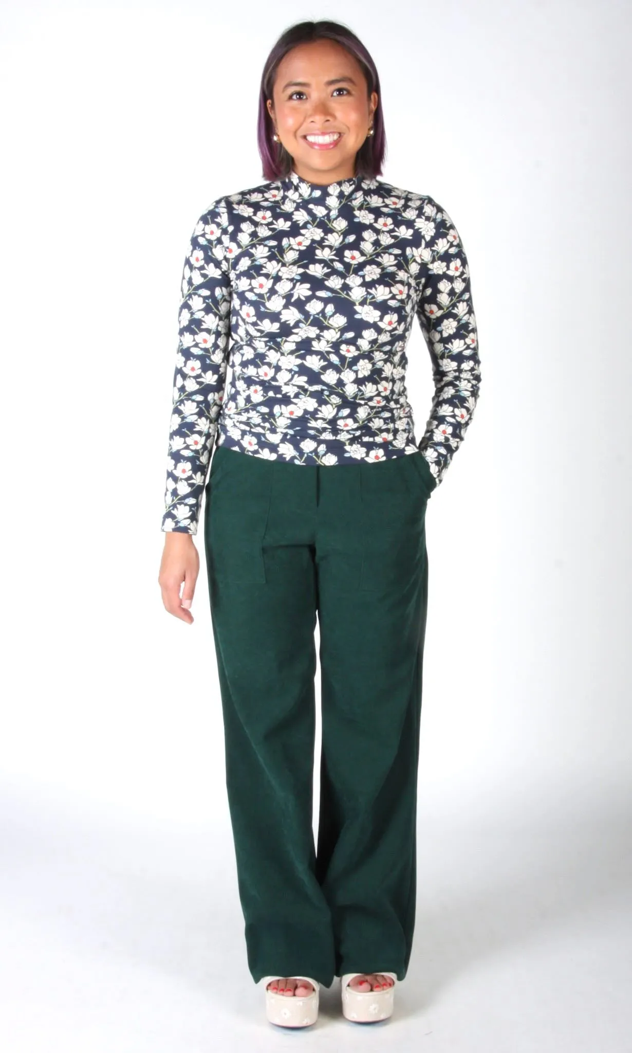 Nunchie Top - Midnight Magnolia sold by Birds of North America product image thumbnail 2