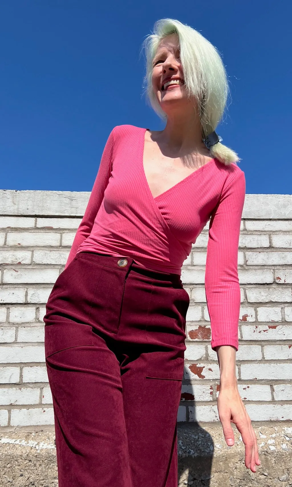 Crescentchest Top - Bazooka Pink sold by Birds of North America