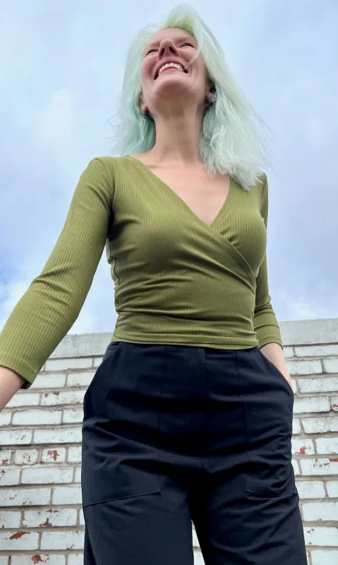 Crescentchest Top - Storm Grass sold by Birds of North America