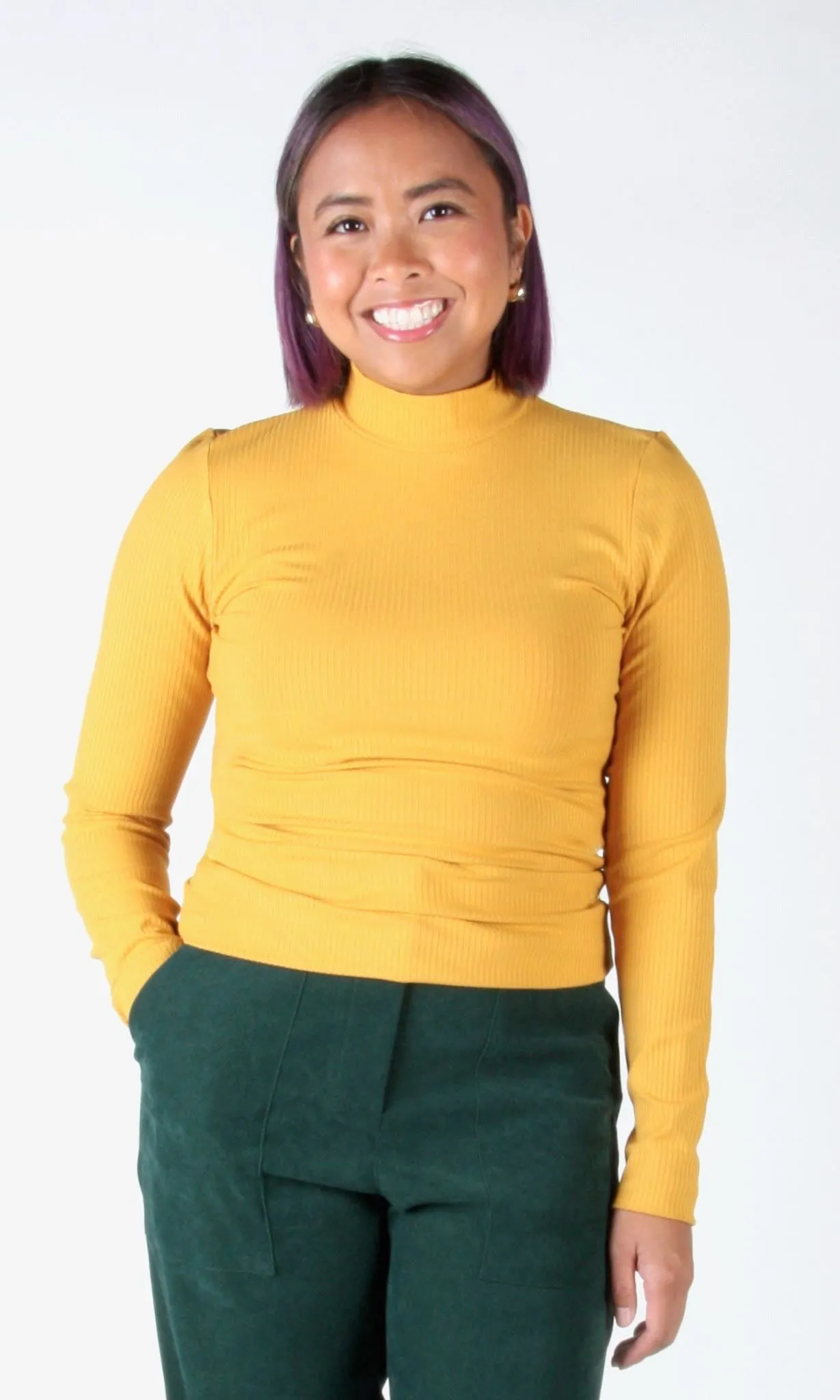 Nunchie Top - Ochre sold by Birds of North America