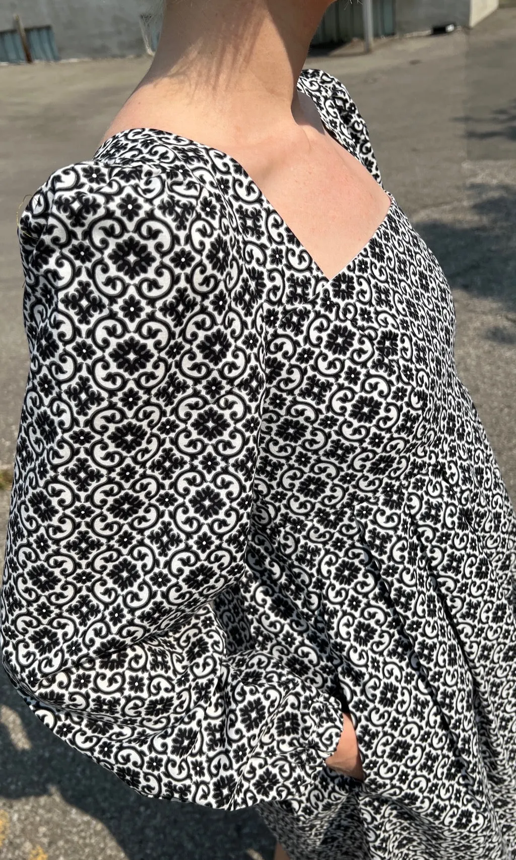 Tailorbird Dress - Quatrefoil sold by Birds of North America product image thumbnail 4