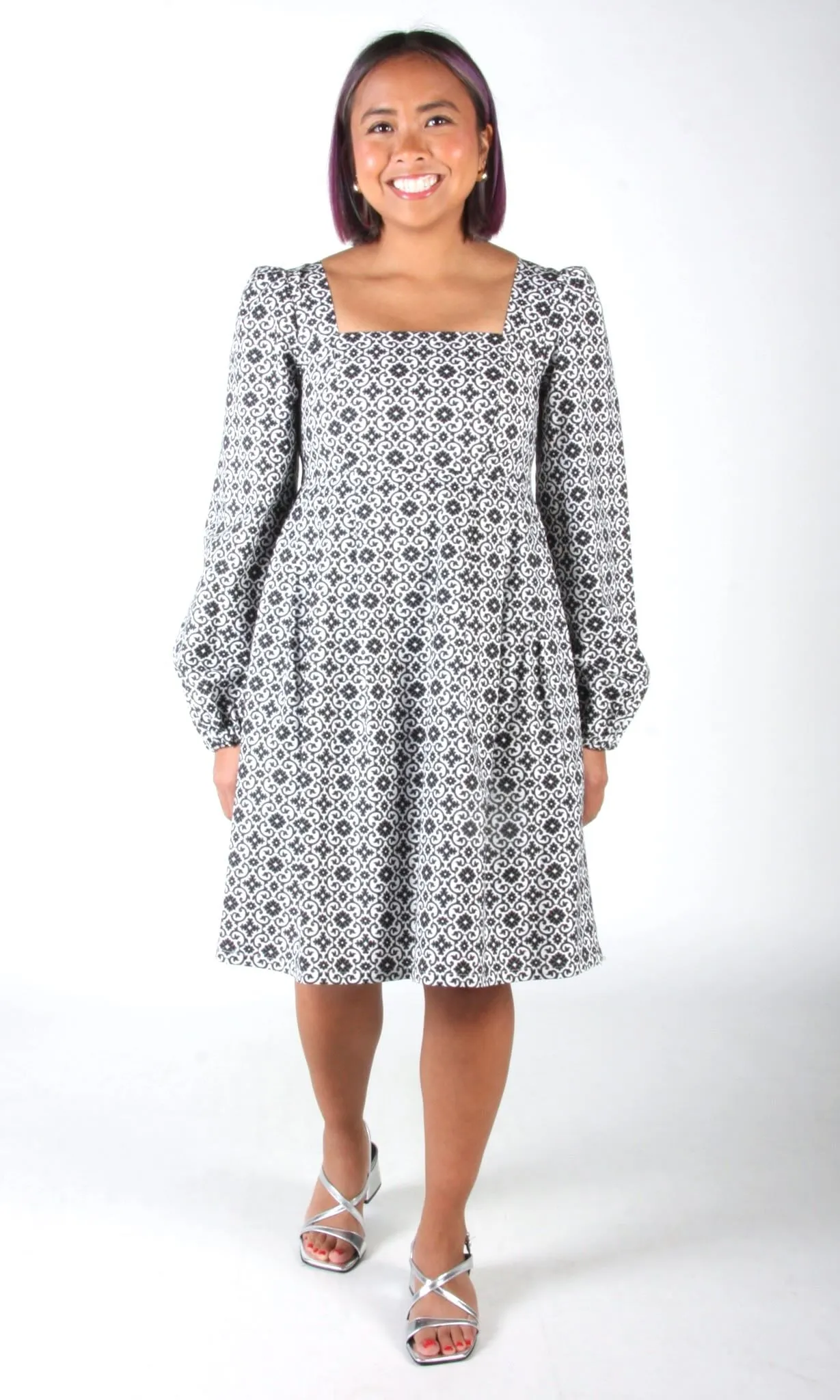 Tailorbird Dress - Quatrefoil sold by Birds of North America product image thumbnail 5