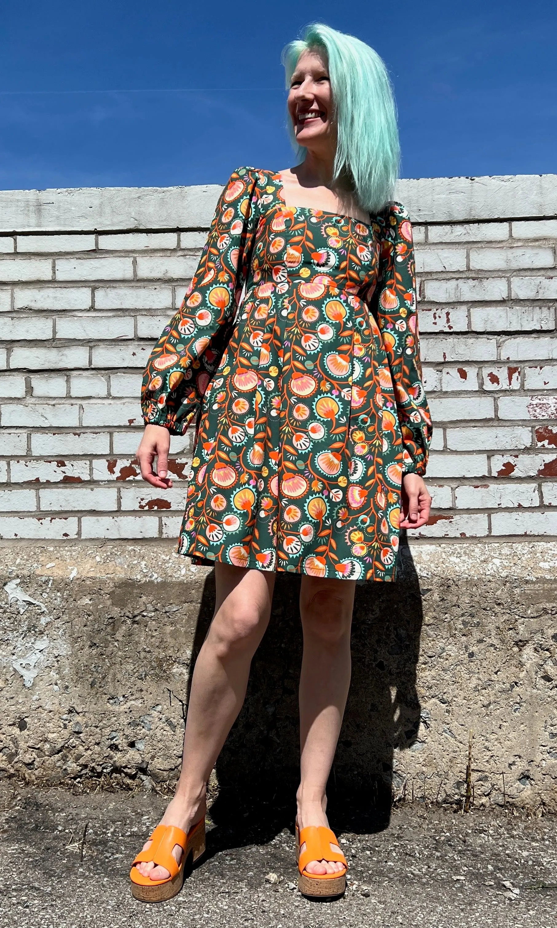 Tailorbird Dress - Triffids sold by Birds of North America product image thumbnail 4