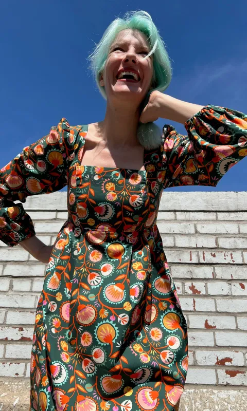 Tailorbird Dress - Triffids sold by Birds of North America