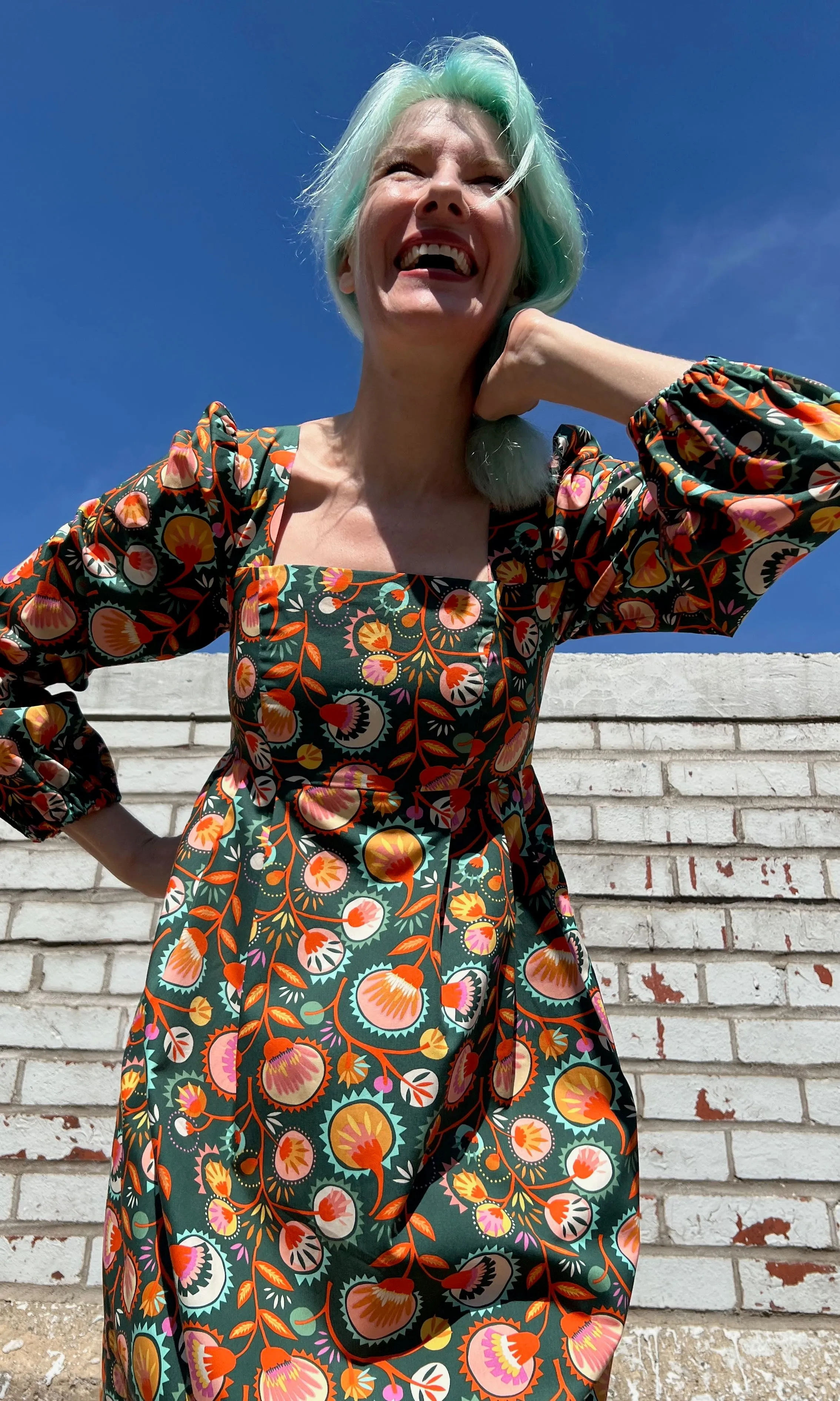 Tailorbird Dress - Triffids sold by Birds of North America