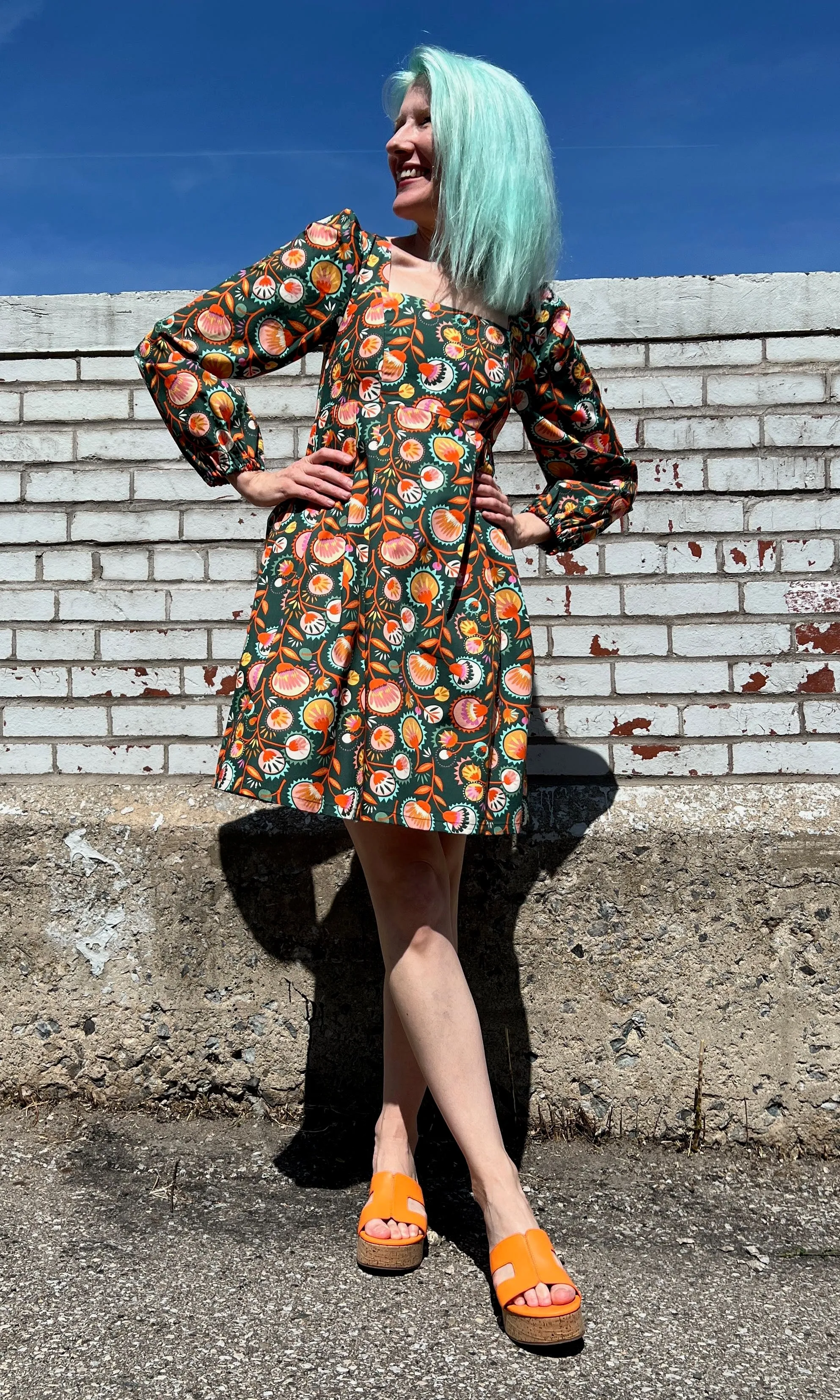 Tailorbird Dress - Triffids sold by Birds of North America product image thumbnail 2