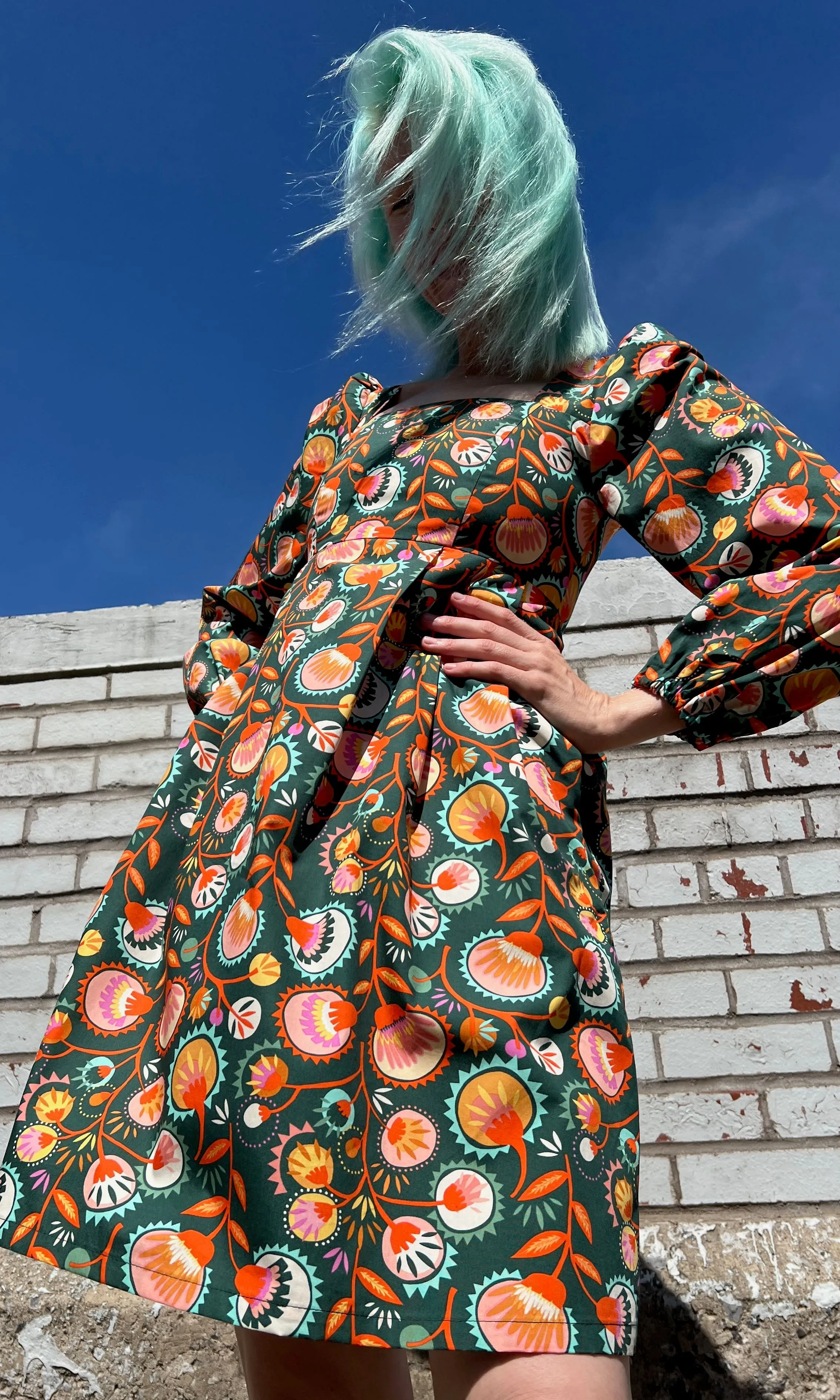 Tailorbird Dress - Triffids sold by Birds of North America product image thumbnail 3