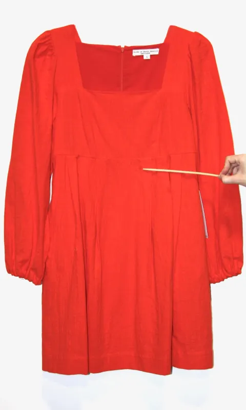 SS412 - S - Marlinspike Dress - Blood Orange sold by Birds of North America