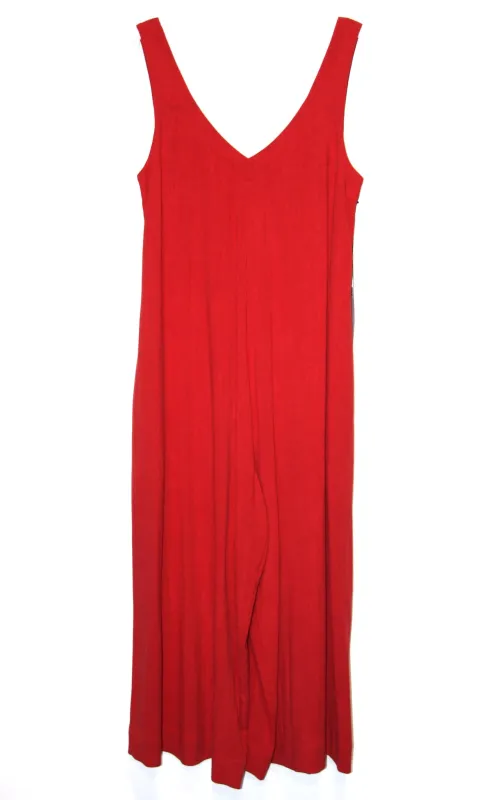 SS402 - S - Tawny Pipit Jumpsuit - Red made by Birds of North America