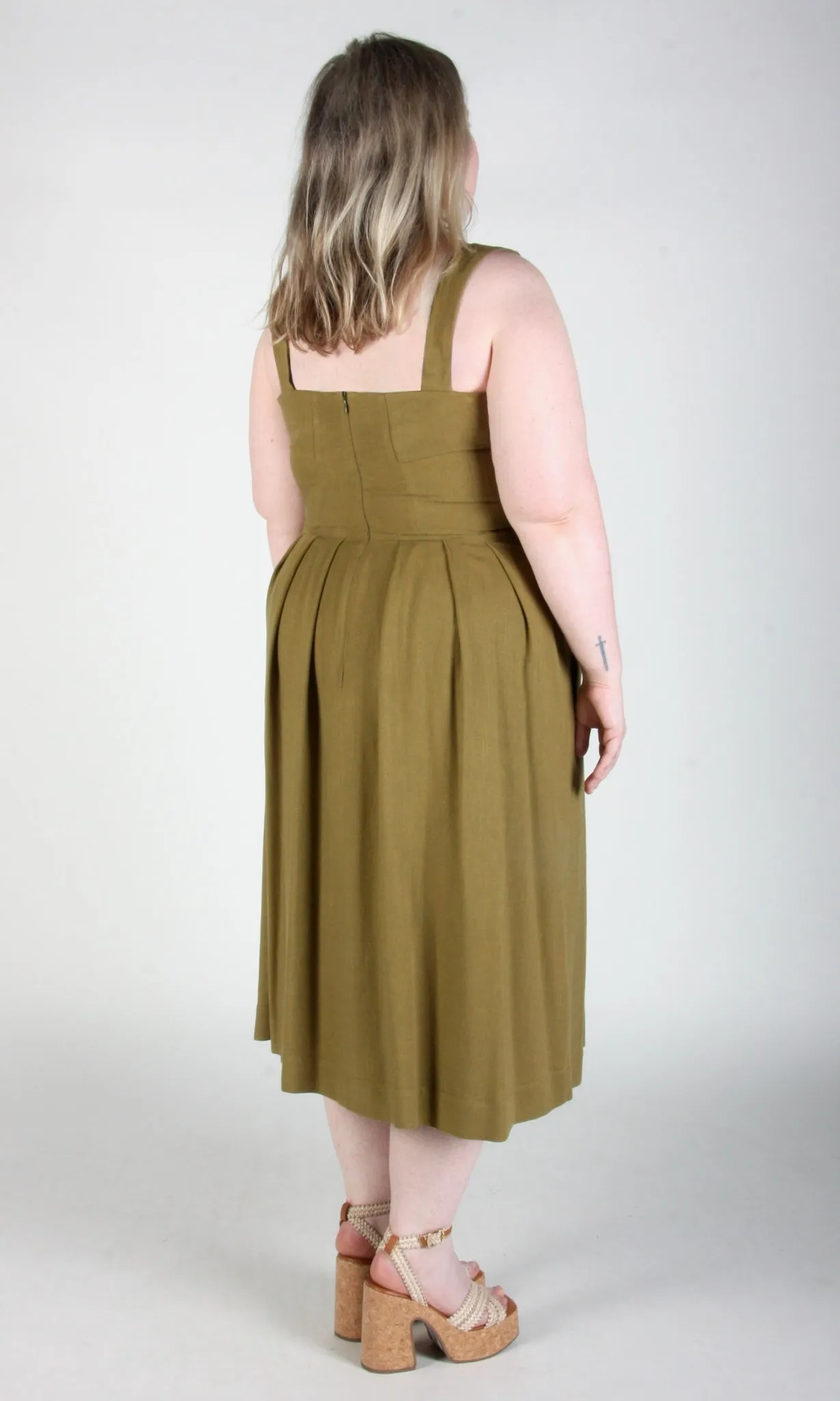 Thornbill Dress - Golden Moss sold by Birds of North America product image thumbnail 4