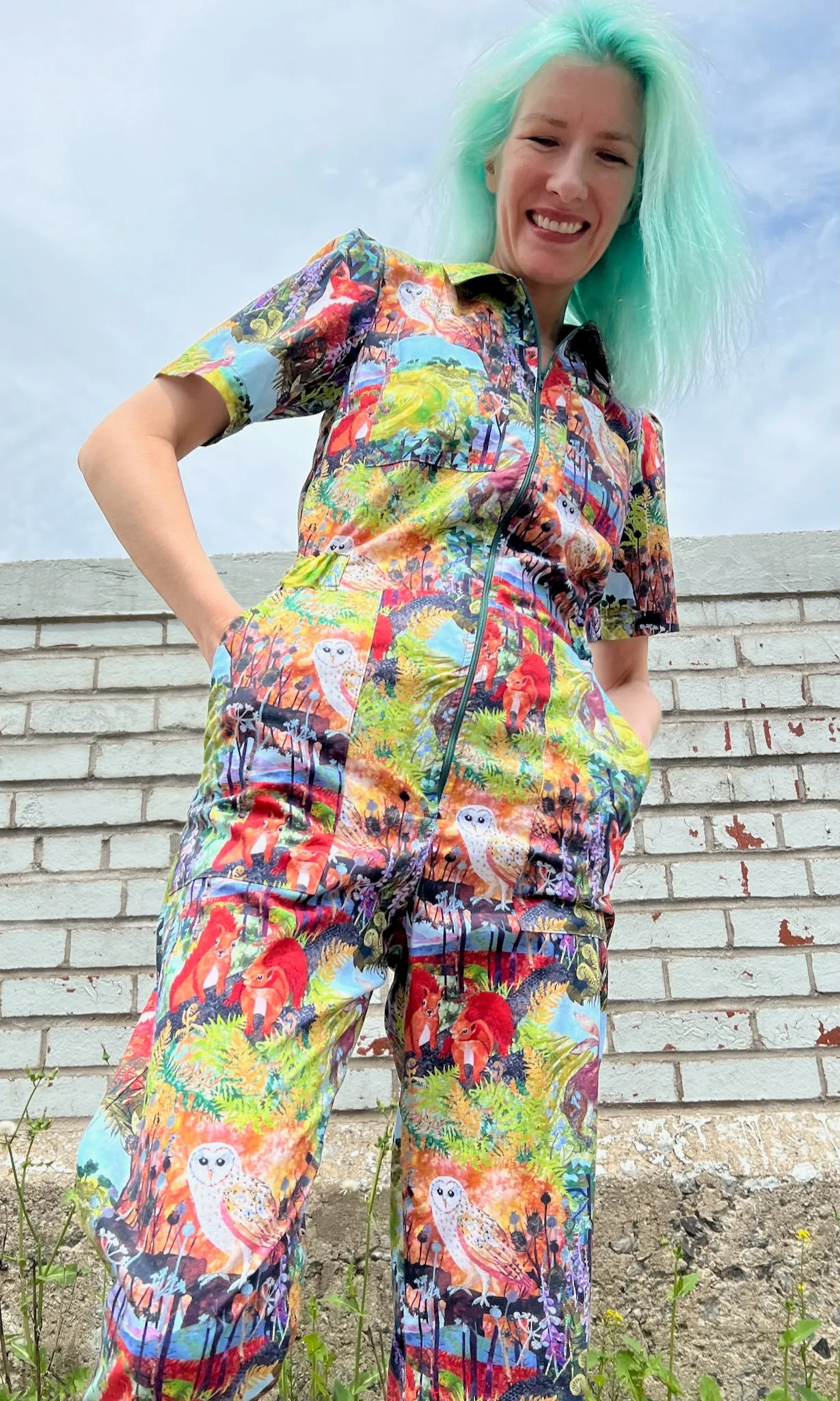 Twillick Jumpsuit - Hedgerow sold by Birds of North America product image thumbnail 4