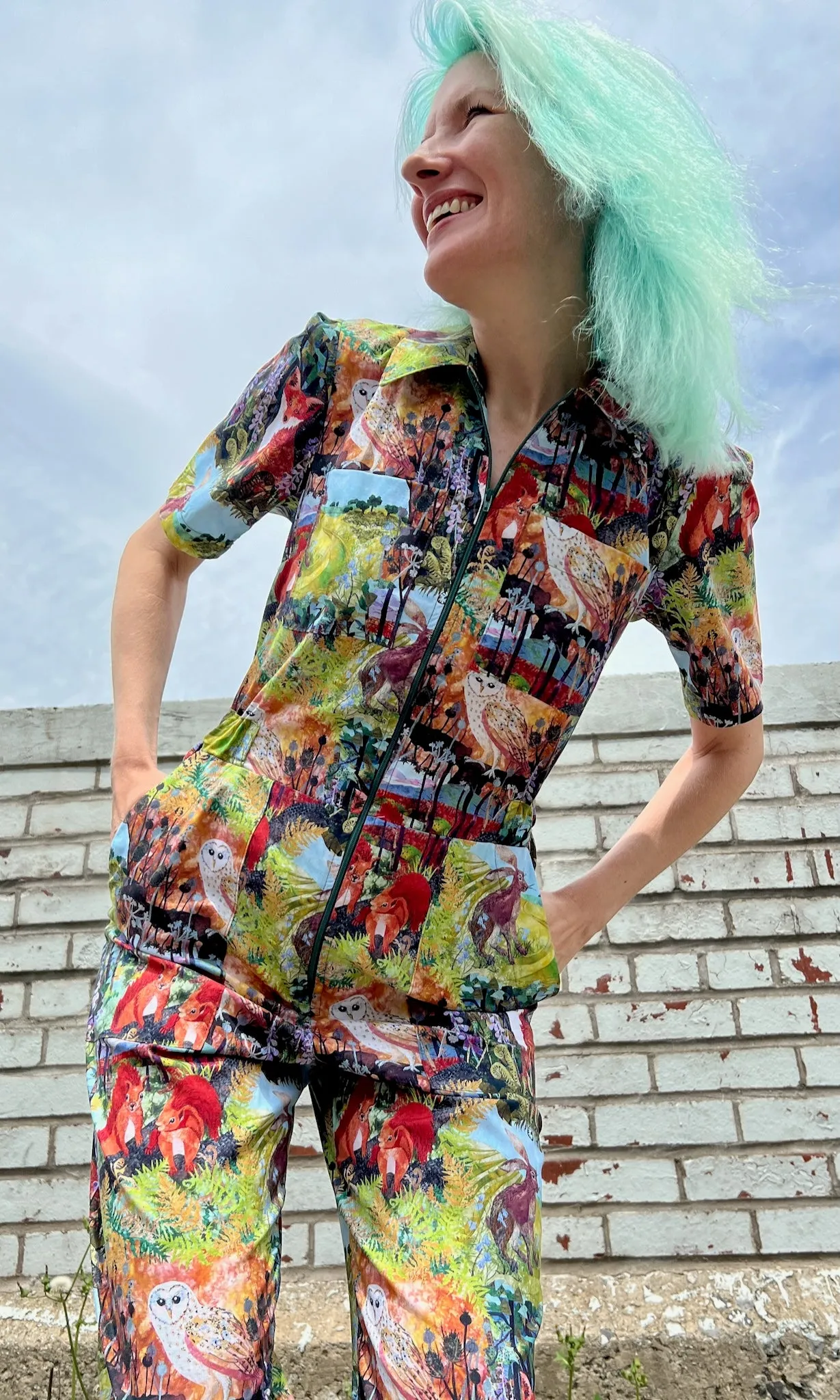 Twillick Jumpsuit - Hedgerow sold by Birds of North America product image thumbnail 2