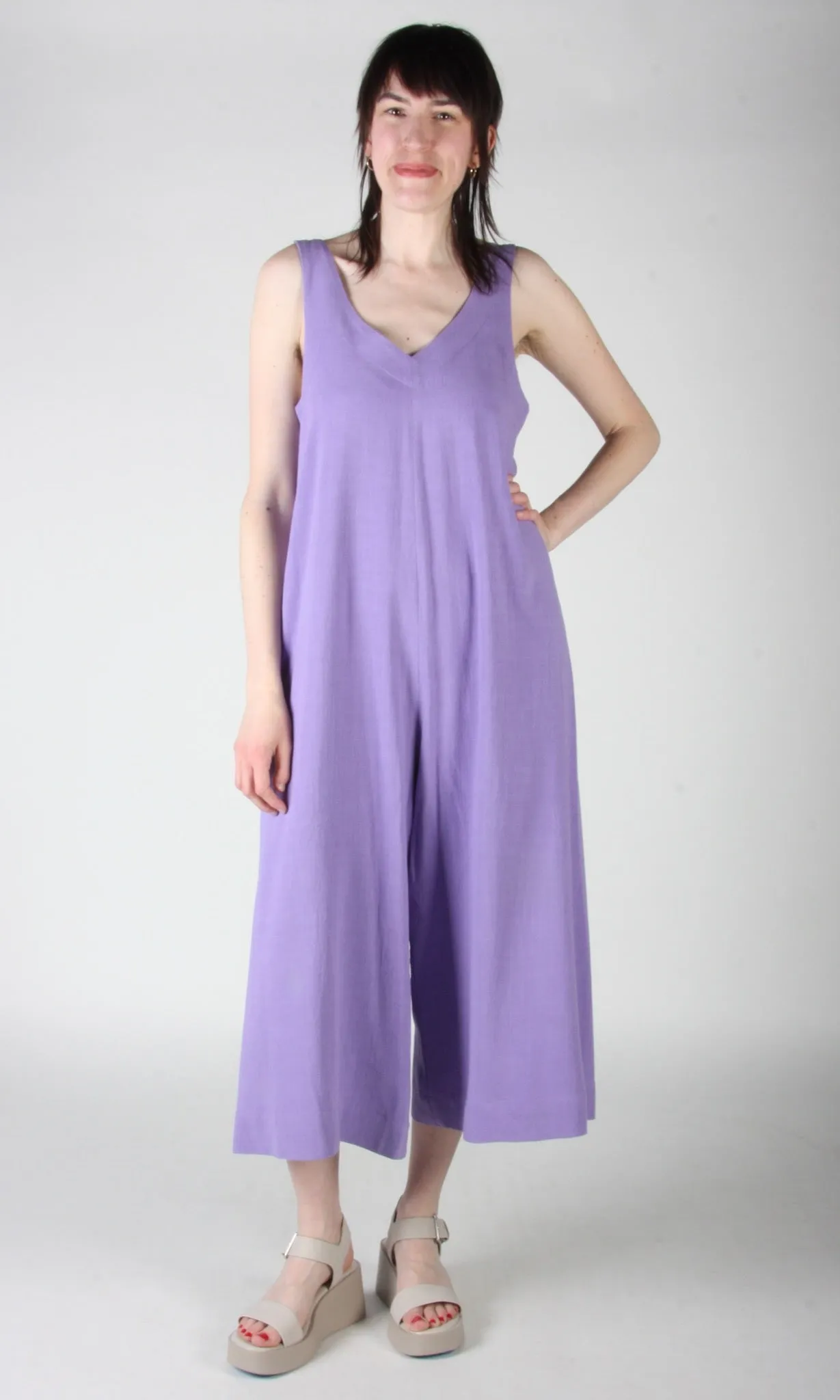 Tawny Pipit Jumpsuit - Lilac sold by Birds of North America