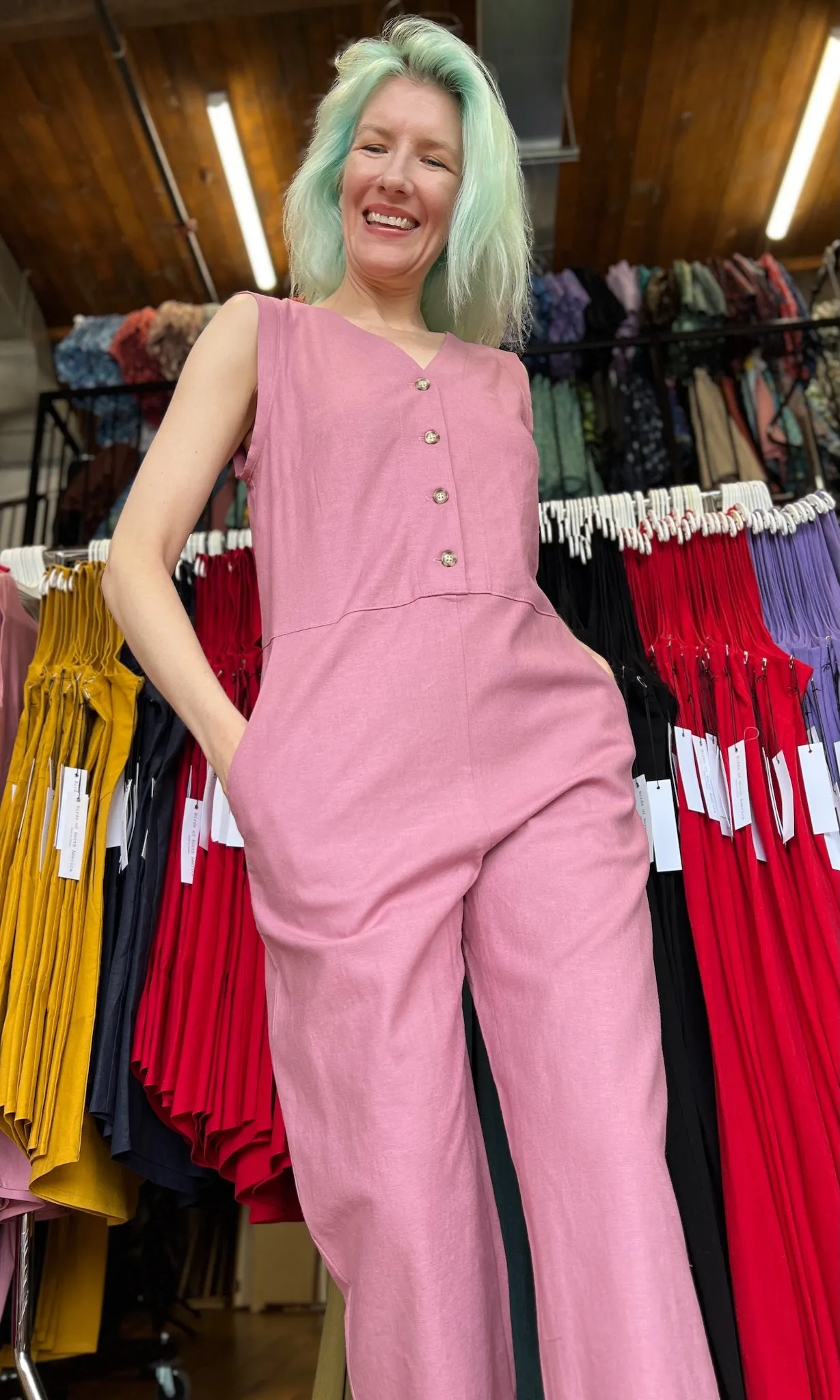 Myna Jumsuit - Smoky Rose sold by Birds of North America product image thumbnail 4