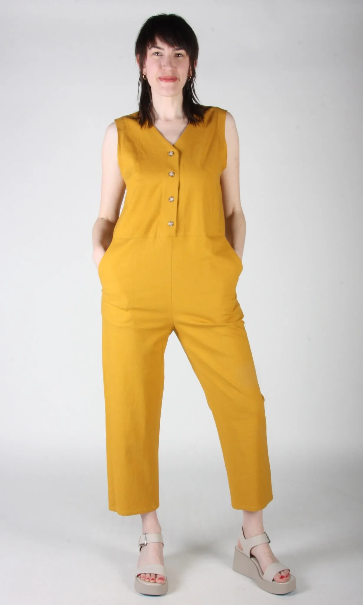 Myna Jumsuit - Ochre sold by Birds of North America product image thumbnail 4