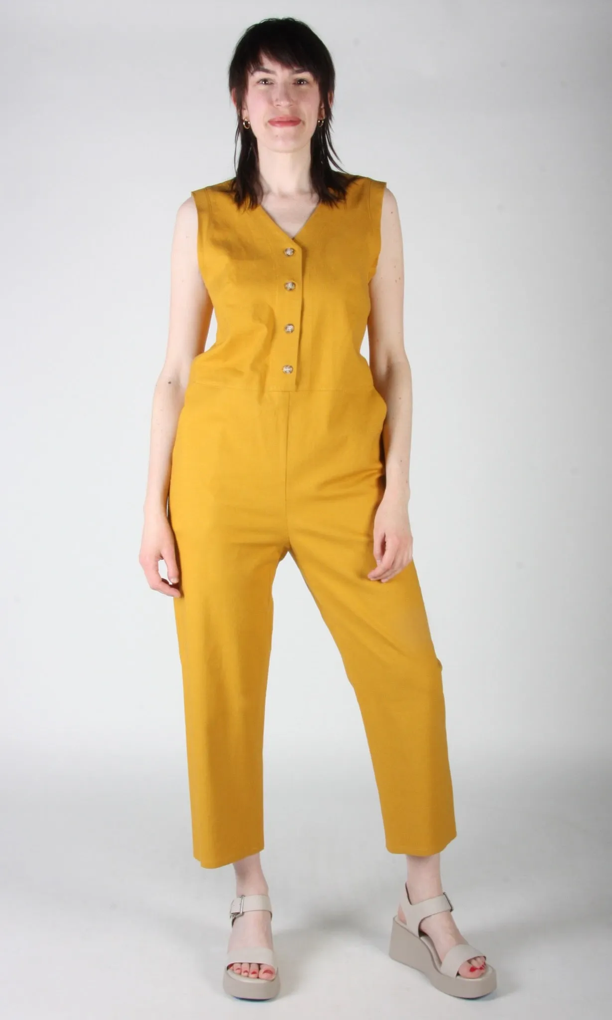 Myna Jumsuit - Ochre sold by Birds of North America product image thumbnail 3