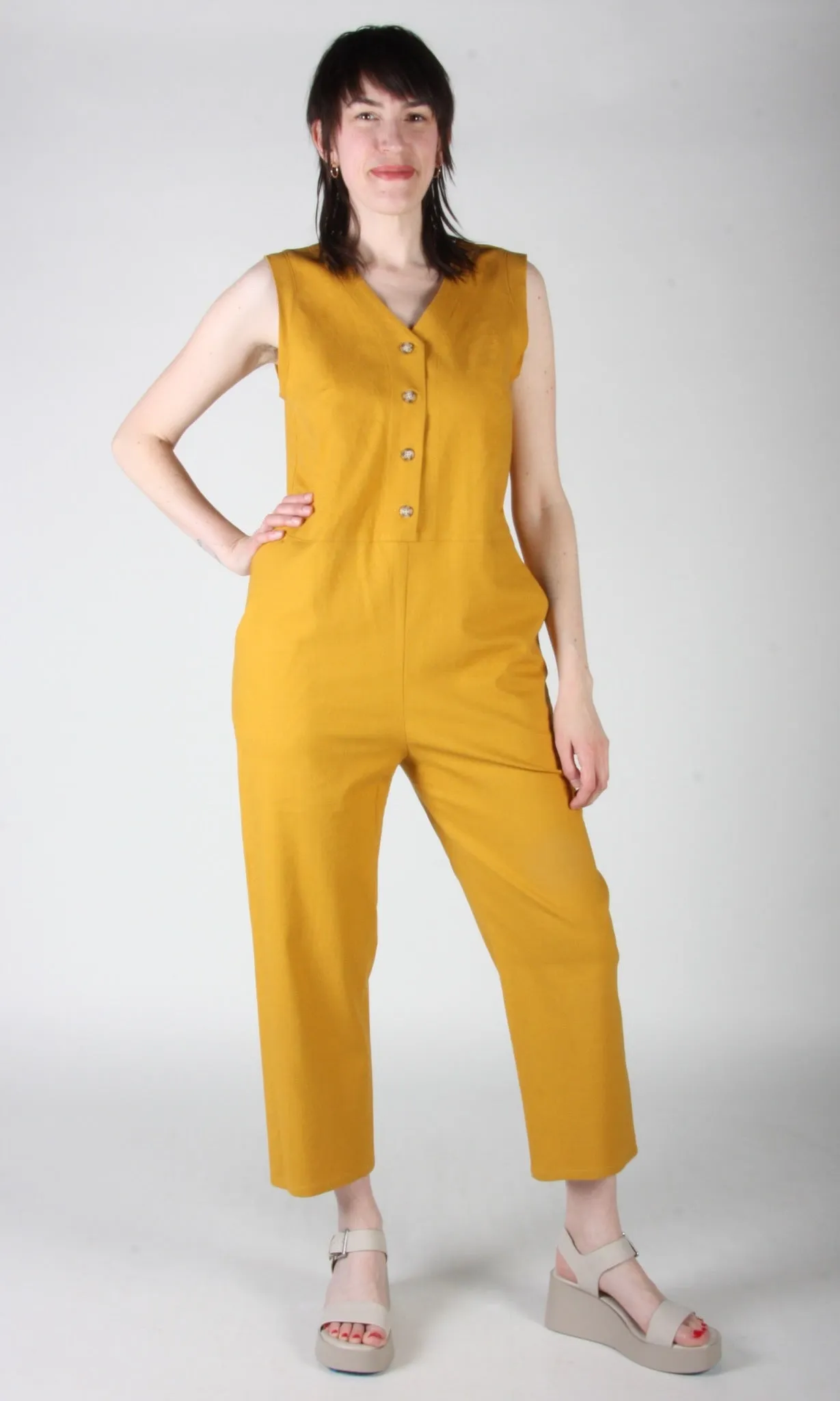 Myna Jumsuit - Ochre sold by Birds of North America product image thumbnail 2