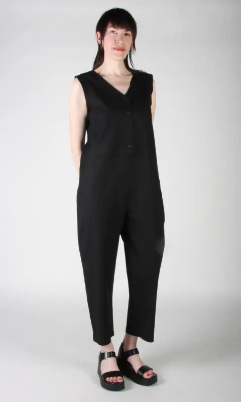 Myna Jumsuit - Black sold by Birds of North America