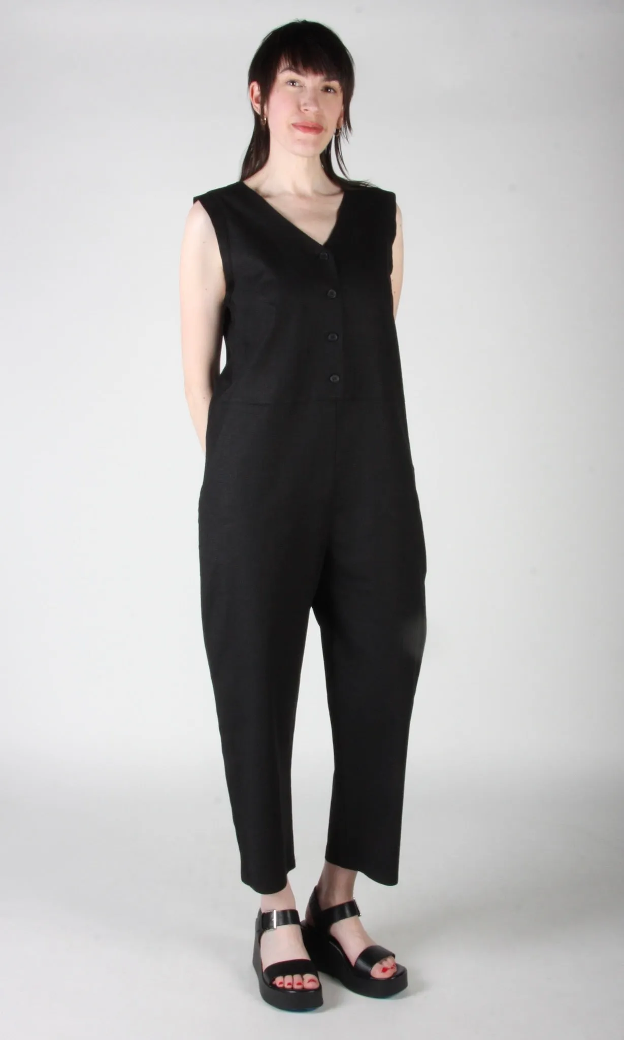 Myna Jumsuit - Black sold by Birds of North America