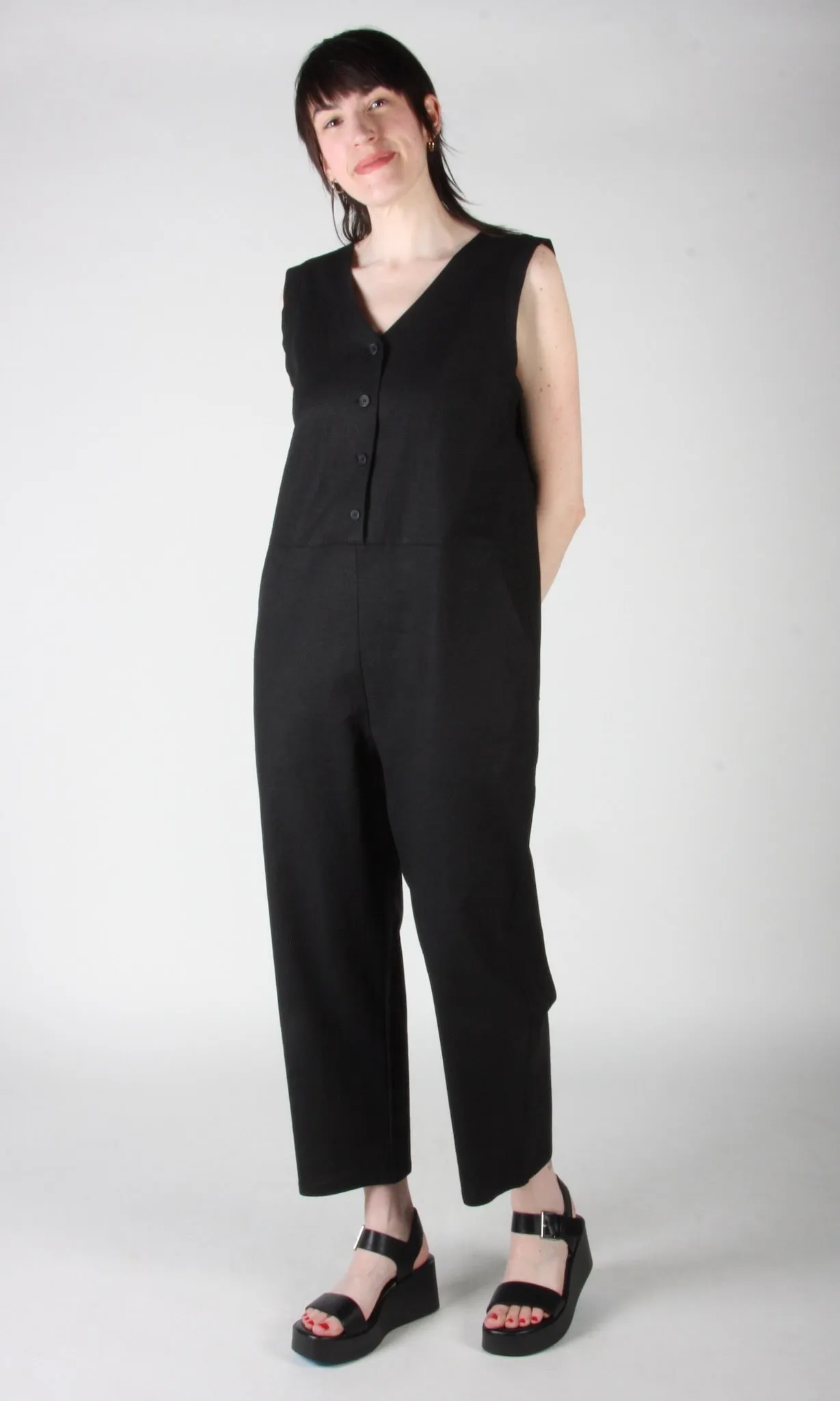 Myna Jumsuit - Black sold by Birds of North America product image thumbnail 3