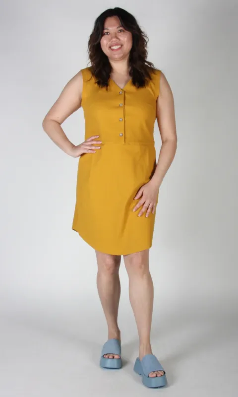 Honeycreeper Dress - Ochre sold by Birds of North America