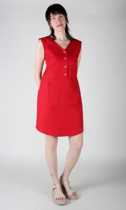 Honeycreeper Dress - Red sold by Birds of North America