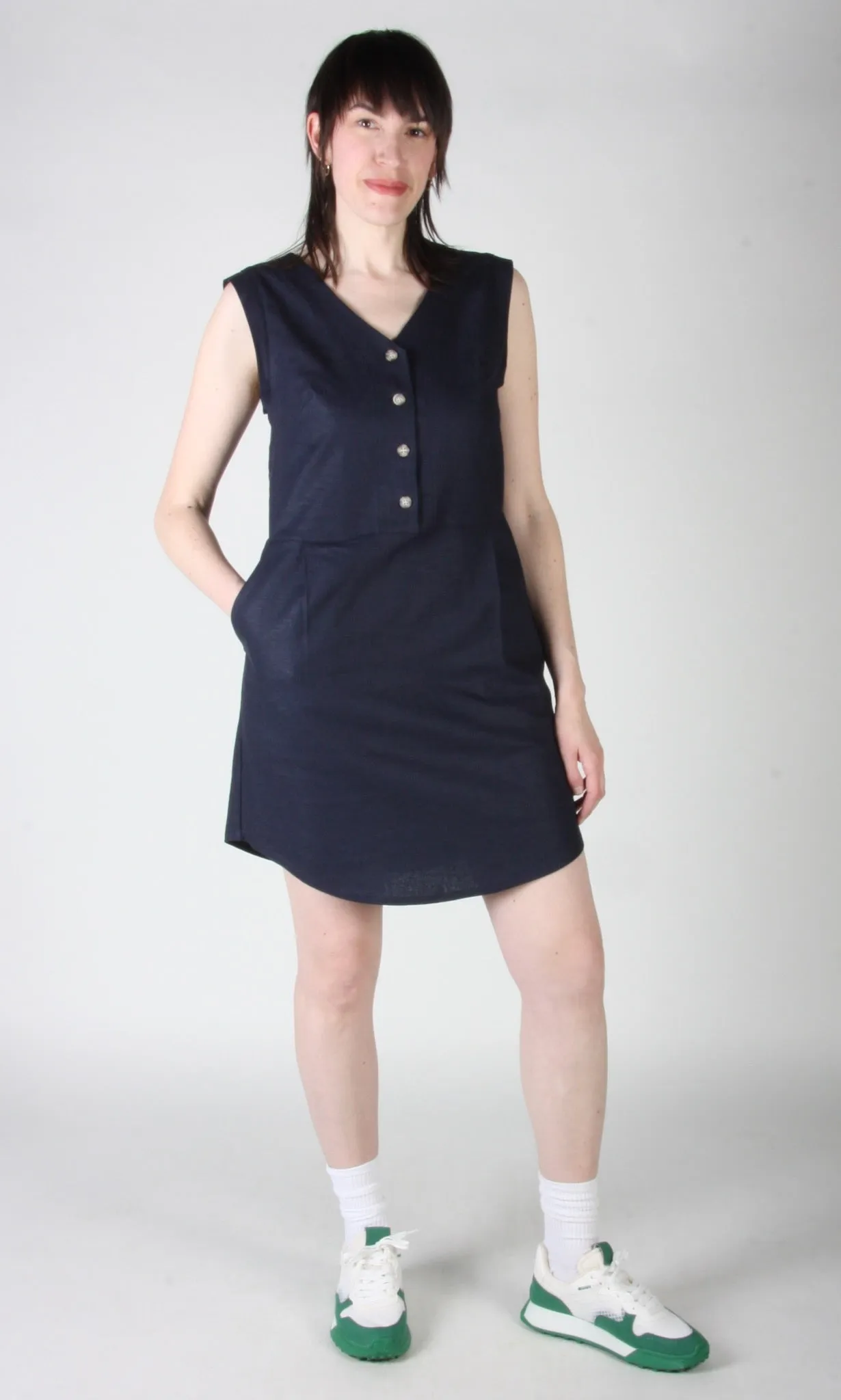 Honeycreeper Dress - Navy sold by Birds of North America product image thumbnail 4