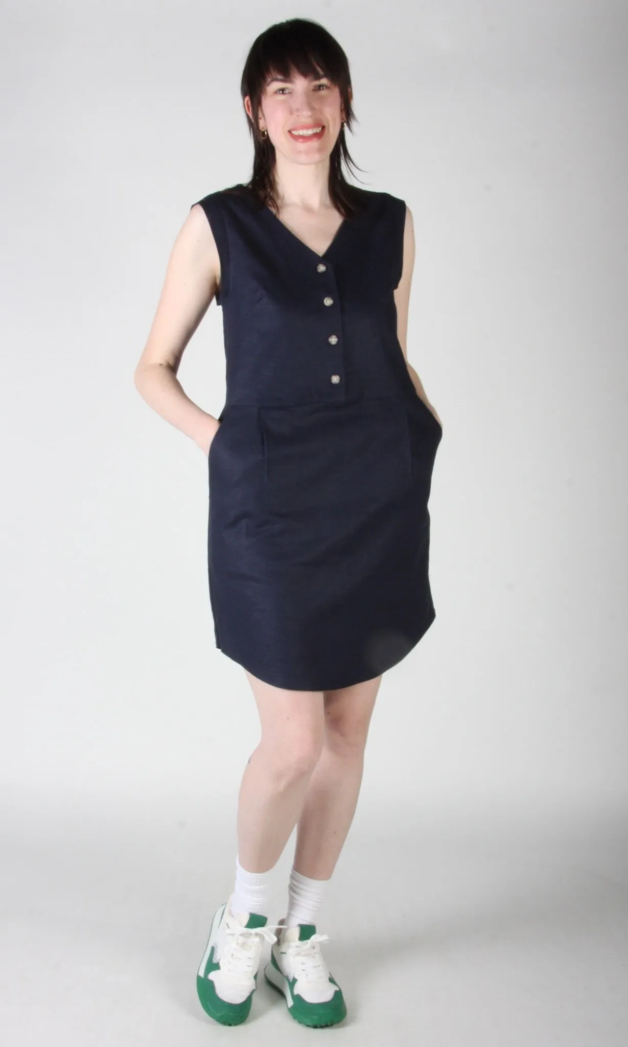 Honeycreeper Dress - Navy sold by Birds of North America product image thumbnail 2