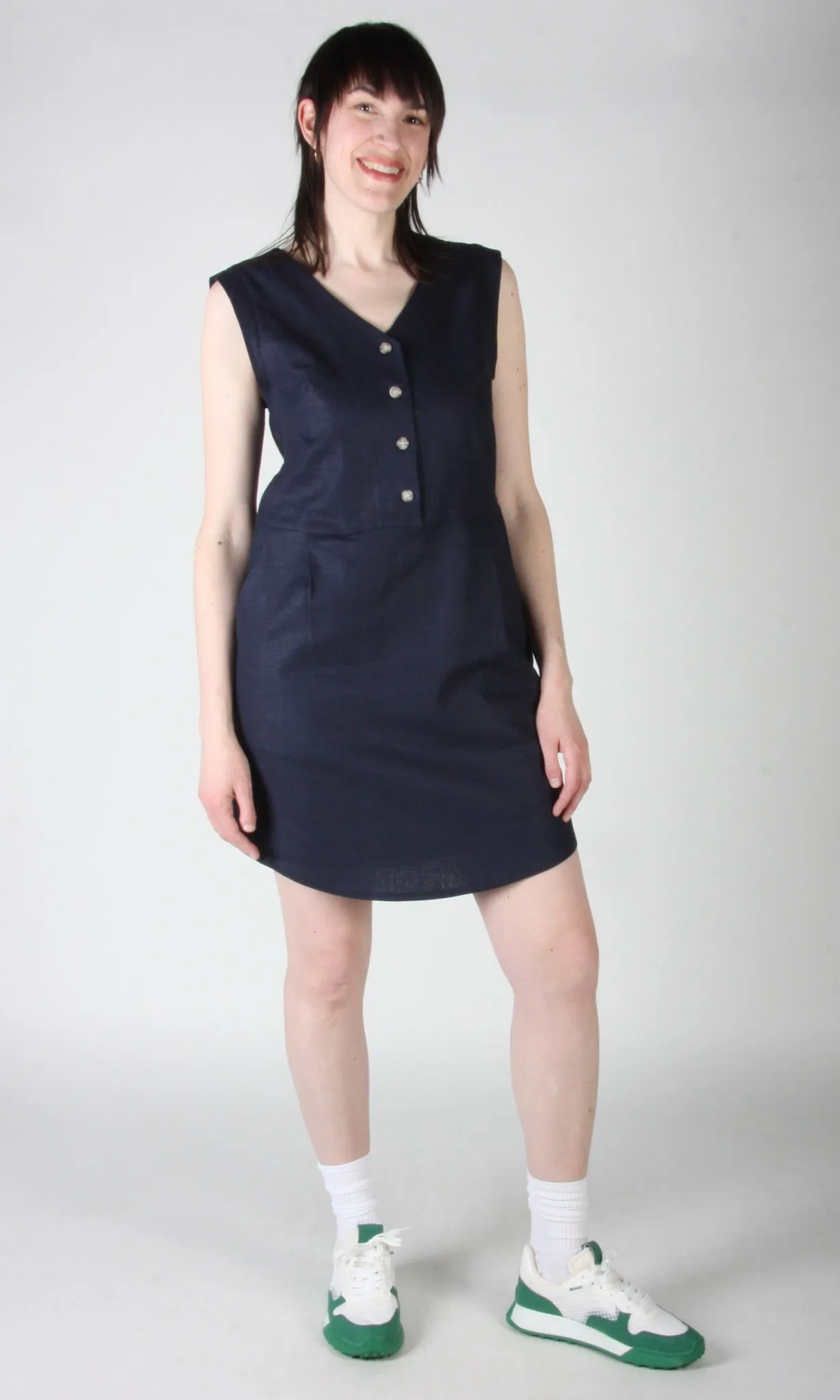 Honeycreeper Dress - Navy sold by Birds of North America product image thumbnail 3