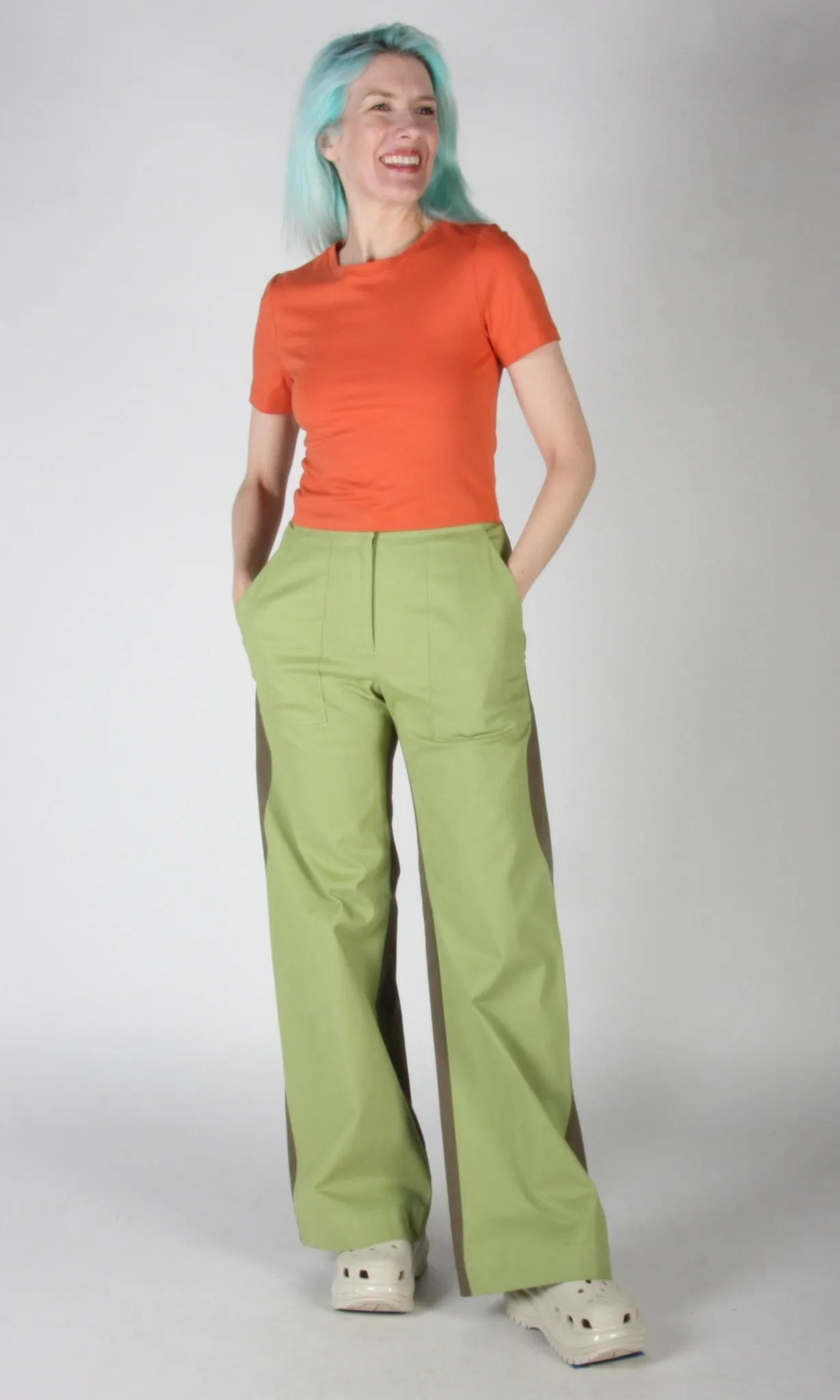 Hazel Grouse Tee - Cantaloupe sold by Birds of North America product image thumbnail 3