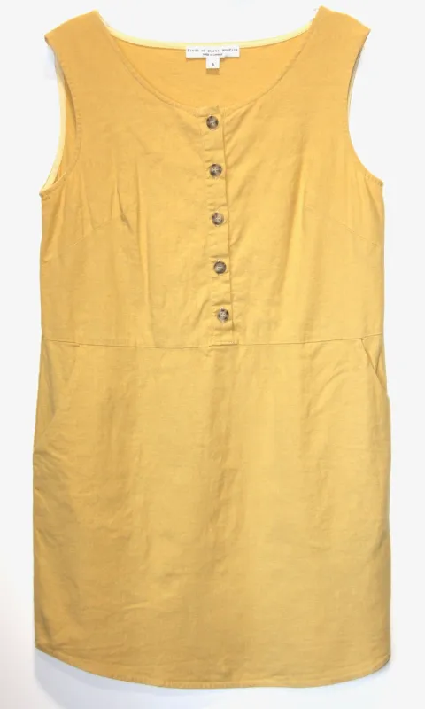 RN700 - Nightjar Dress - Yellow made by Birds of North America