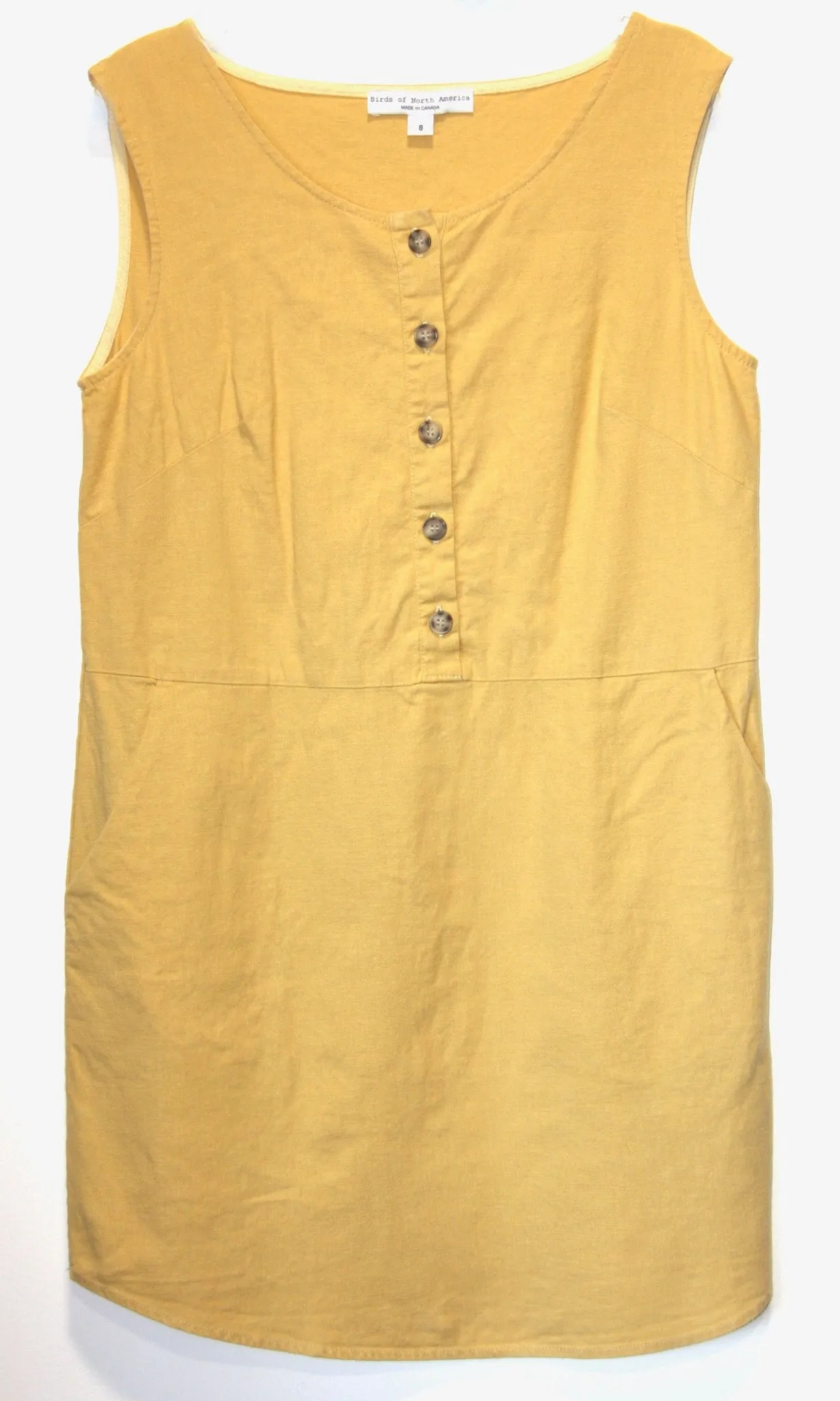 RN700 - Nightjar Dress - Yellow sold by Birds of North America