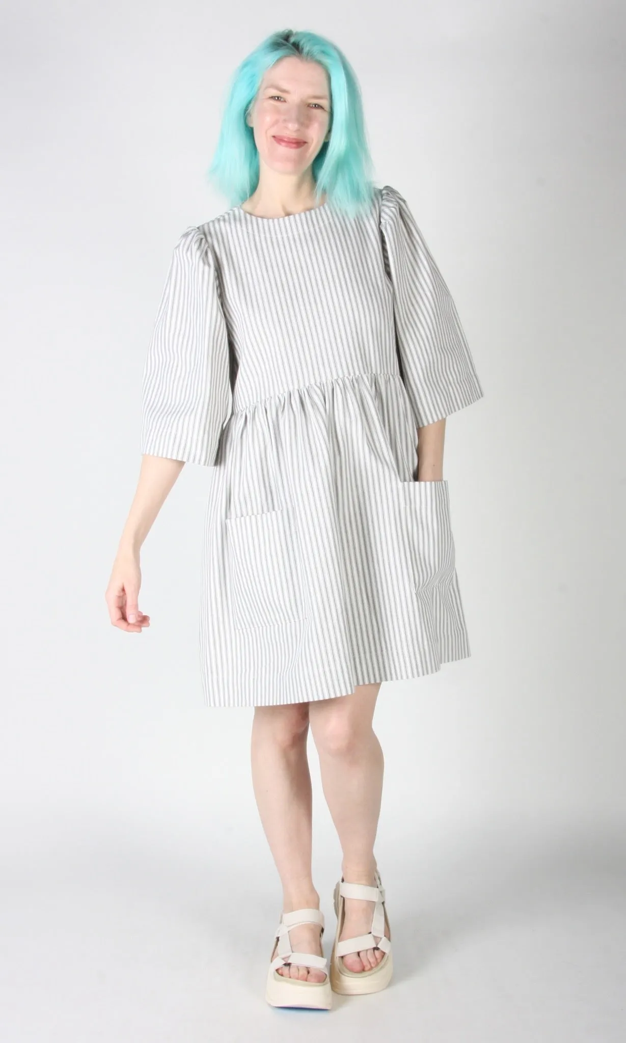 Chimney Swift Dress - Ticking Stripe sold by Birds of North America product image thumbnail 5