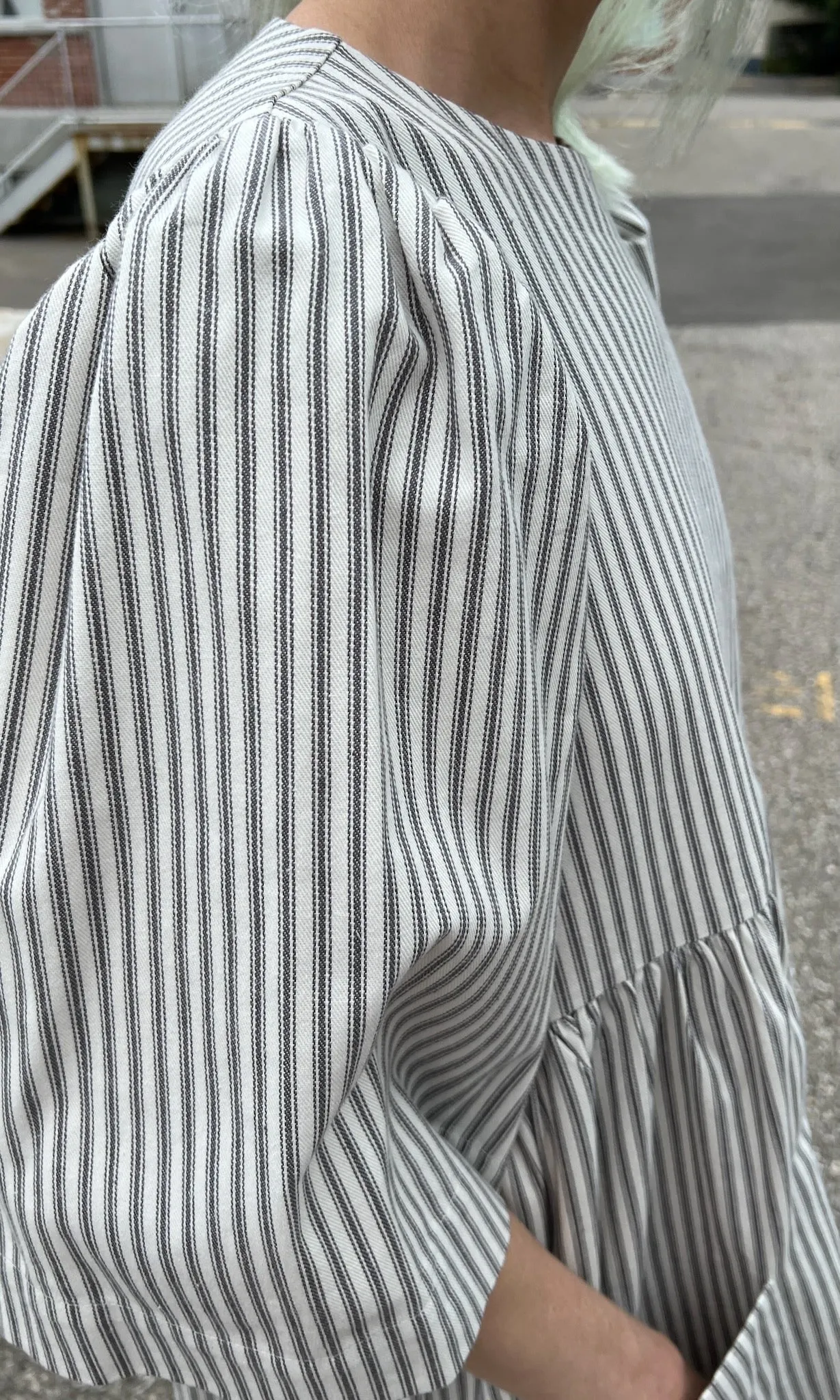 Chimney Swift Dress - Ticking Stripe sold by Birds of North America product image thumbnail 4