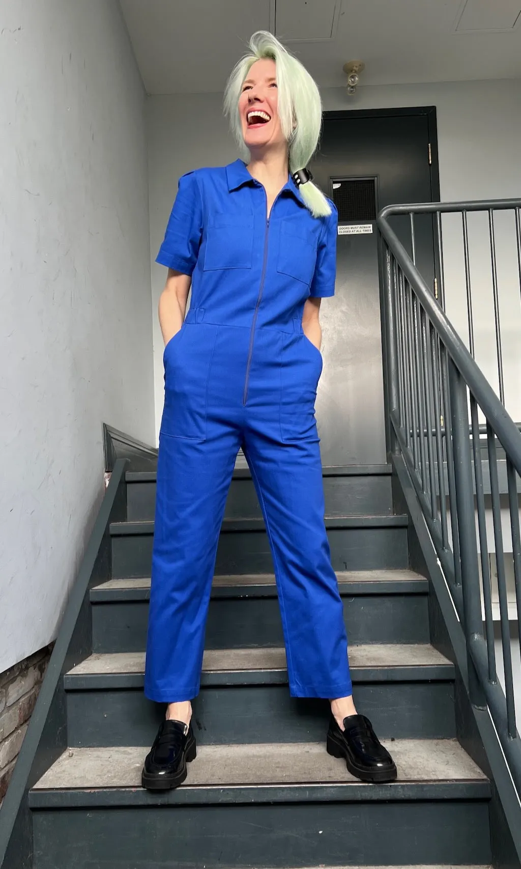 Nonpareil Jumpsuit - Royal sold by Birds of North America product image thumbnail 2
