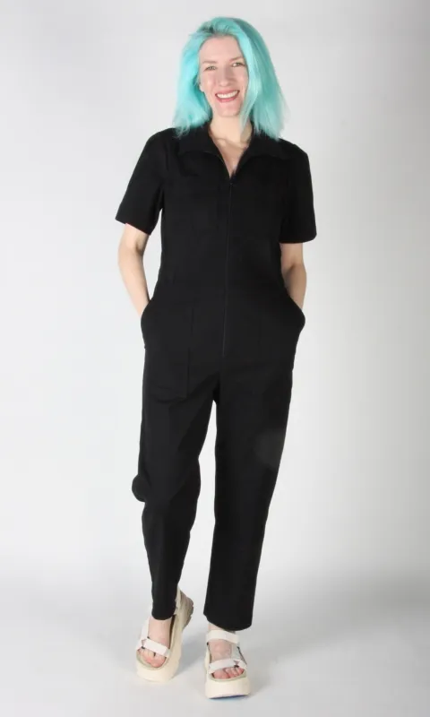 Nonpareil Jumpsuit - Black sold by Birds of North America