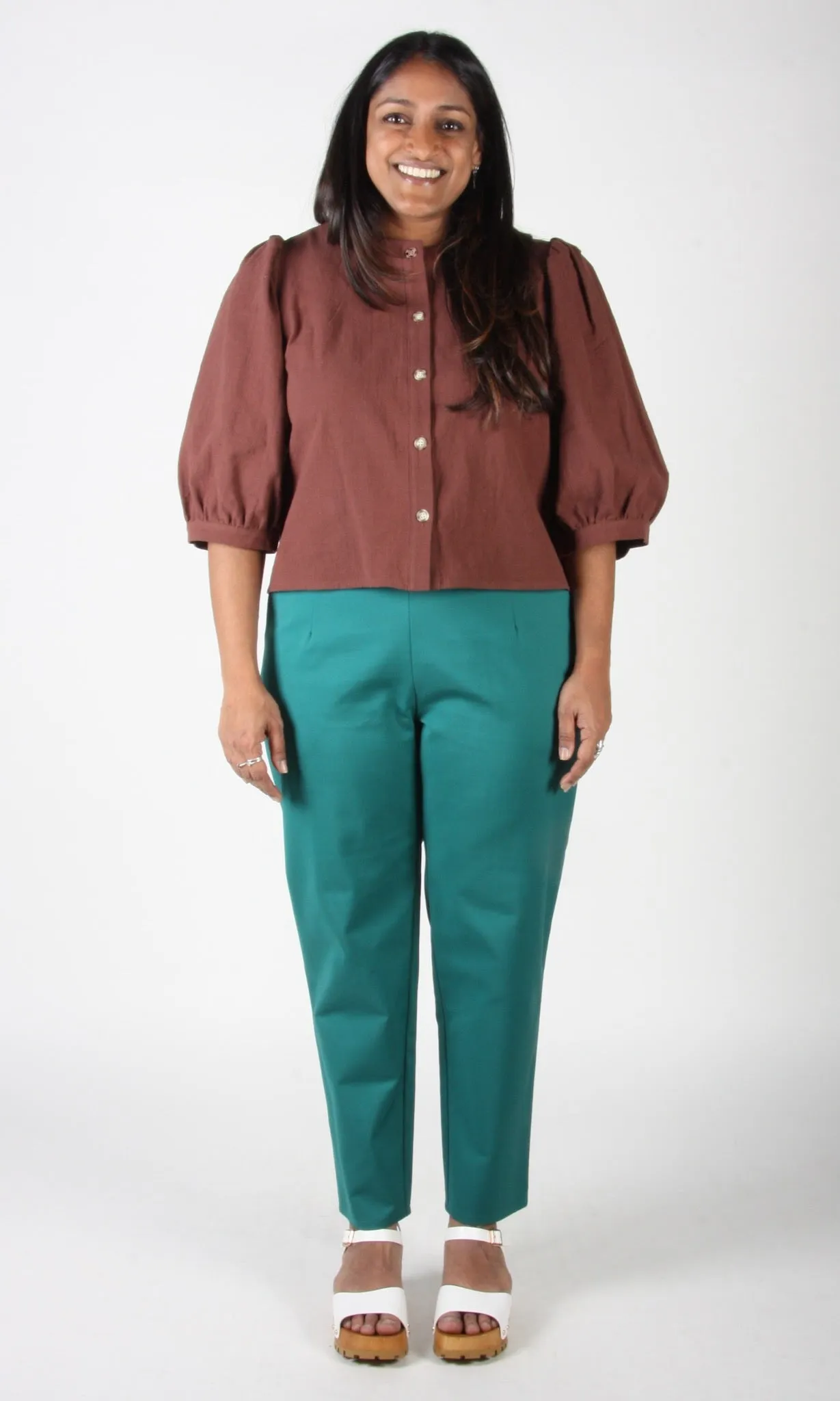 Serin Blouse - Cocoa sold by Birds of North America product image thumbnail 4