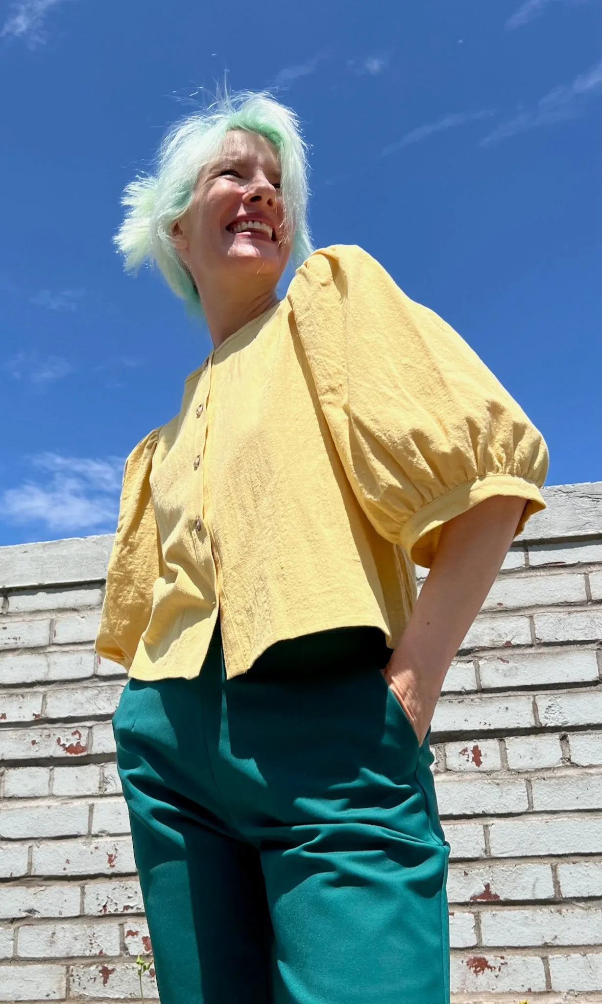 Serin Blouse - Sunflower sold by Birds of North America product image thumbnail 2