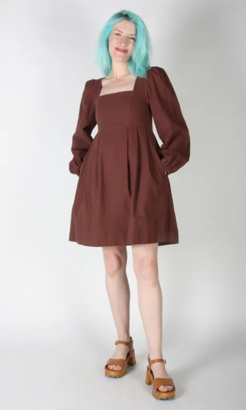 Marlinspike Dress - Cocoa made by Birds of North America