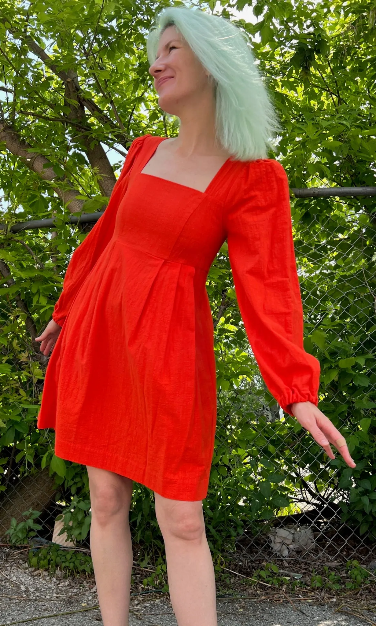Marlinspike Dress - Blood Orange sold by Birds of North America product image thumbnail 3