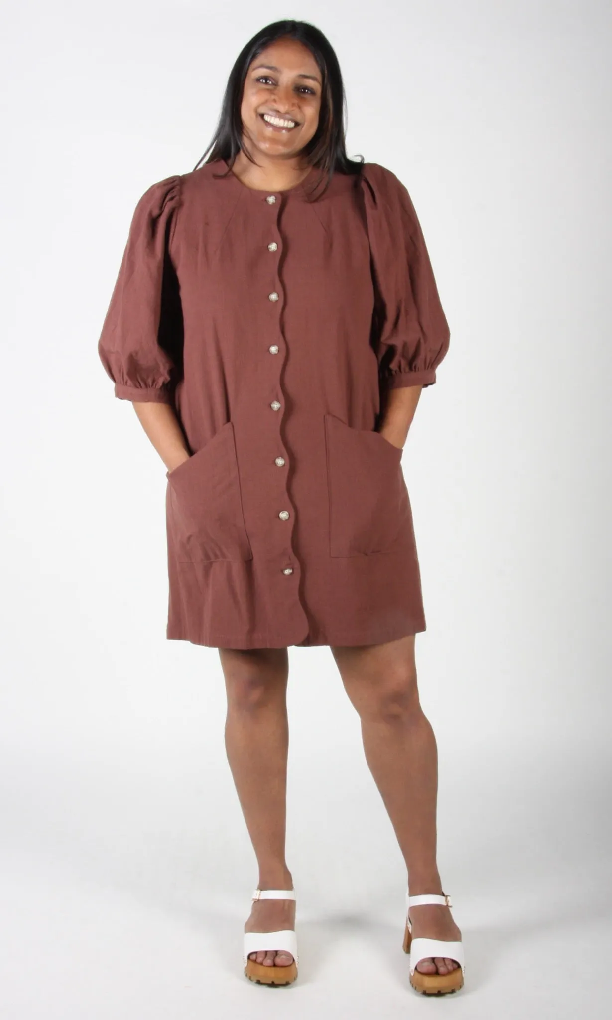 Wideawake Dress - Cocoa sold by Birds of North America product image thumbnail 3