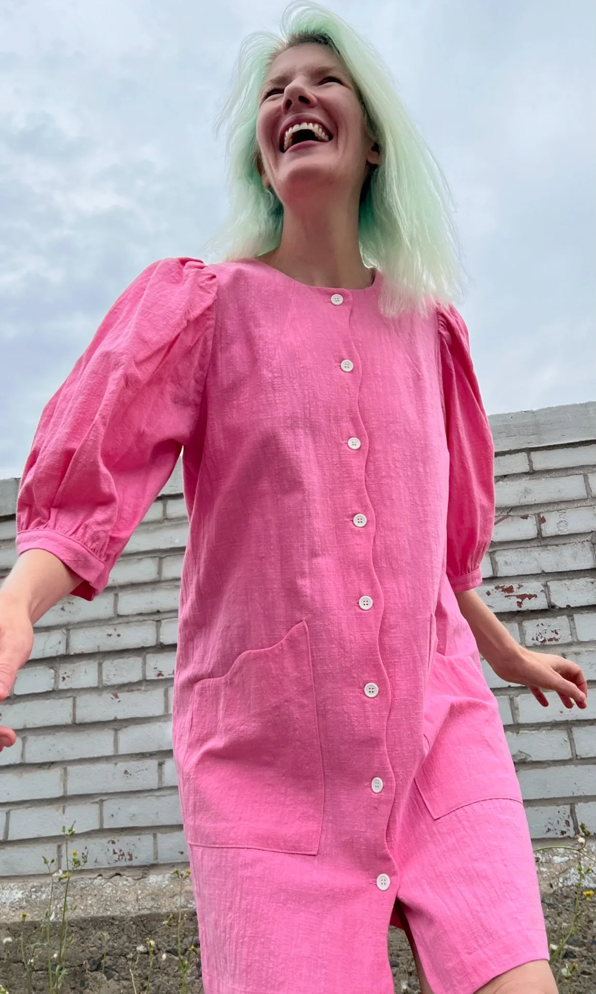 Wideawake Dress - Peony sold by Birds of North America product image thumbnail 4